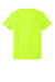 Jerzees 363M Mens Classics Short Sleeve Crewneck T-Shirt Safety Green Flat Back