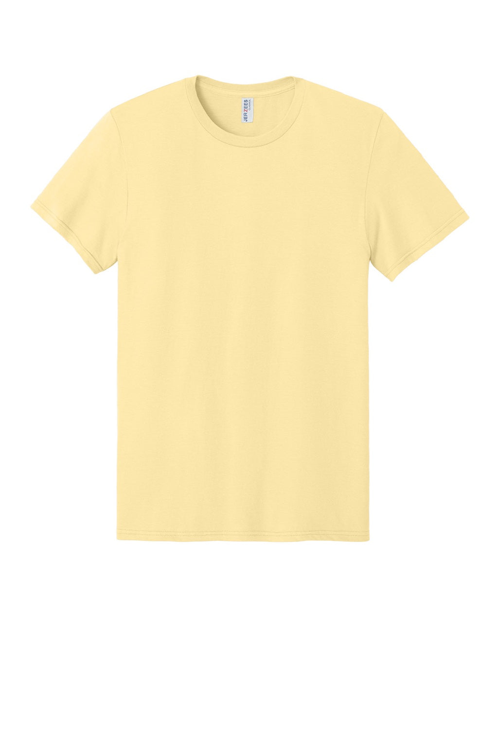 Jerzees 363M Mens Classics Short Sleeve Crewneck T-Shirt Surf Yellow Flat Front