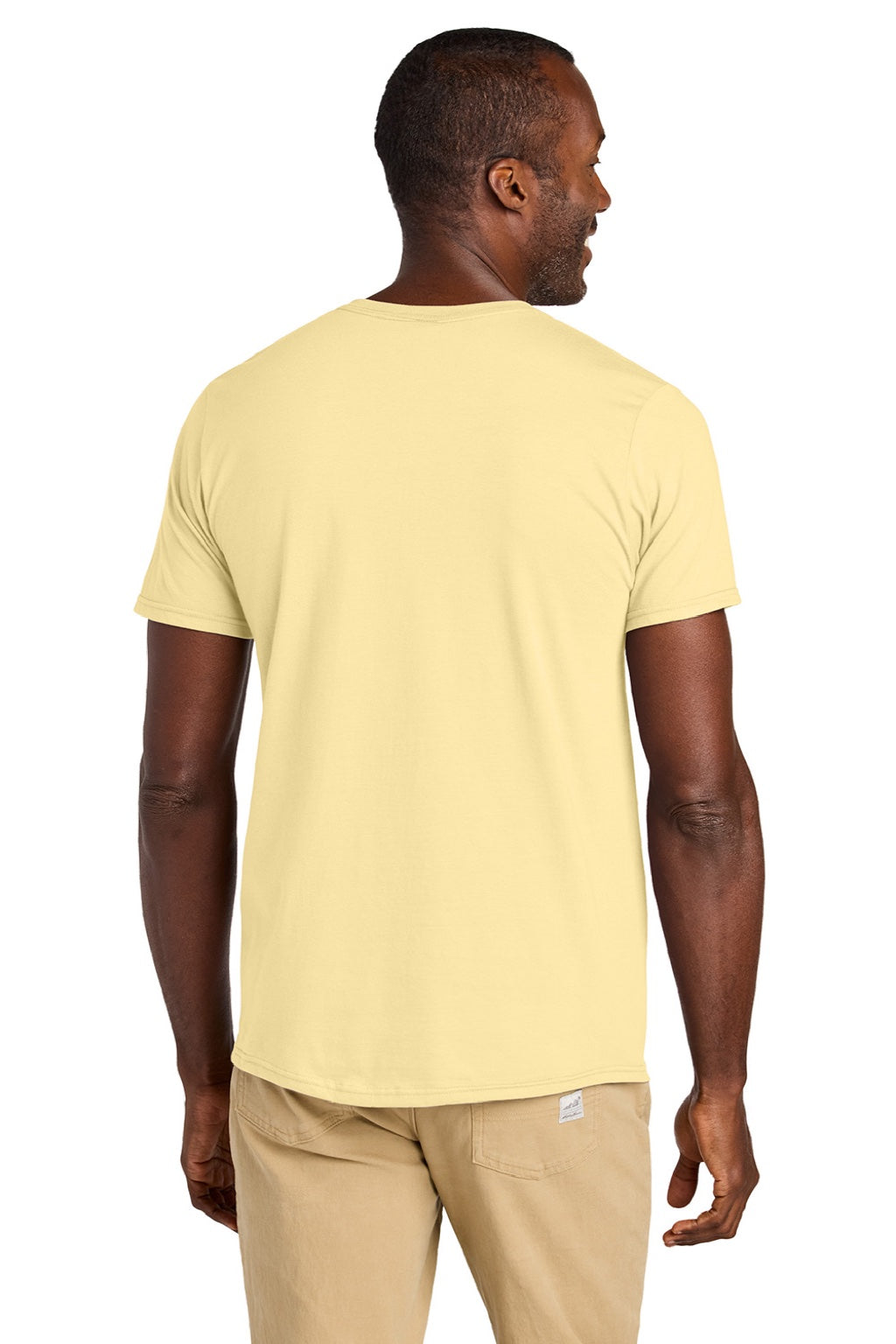 Jerzees 363M Mens Classics Short Sleeve Crewneck T-Shirt Surf Yellow Model Back