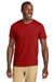 Jerzees 363M Mens Classics Short Sleeve Crewneck T-Shirt True Red Model Front