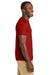 Jerzees 363M Mens Classics Short Sleeve Crewneck T-Shirt True Red Model Side