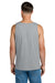 Jerzees 363TK Mens Classic Cotton Tank Top Heather Grey Model Back