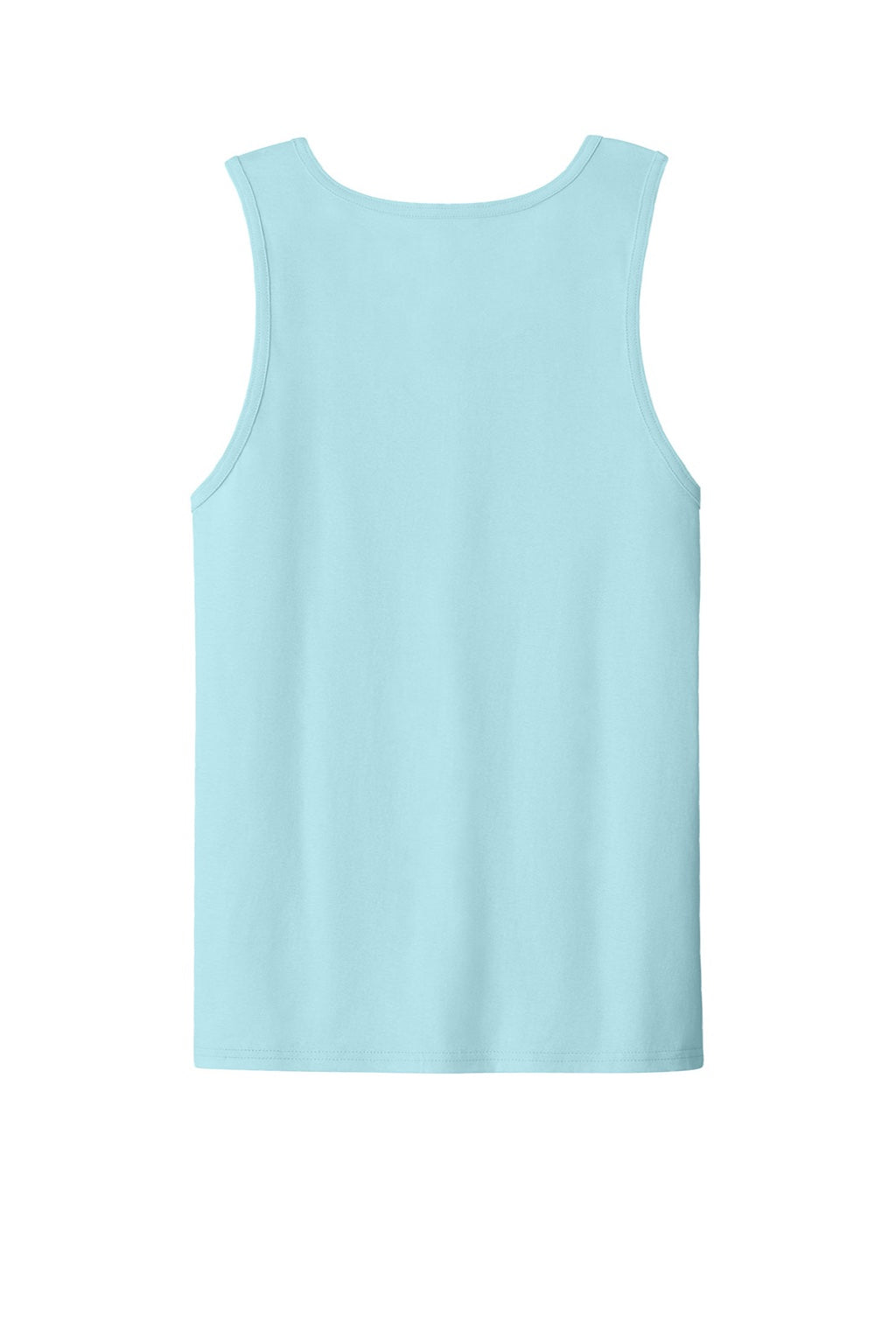 Jerzees 363TK Mens Classic Cotton Tank Top Breezy Blue Flat Back