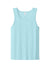 Jerzees 363TK Mens Classic Cotton Tank Top Breezy Blue Flat Front