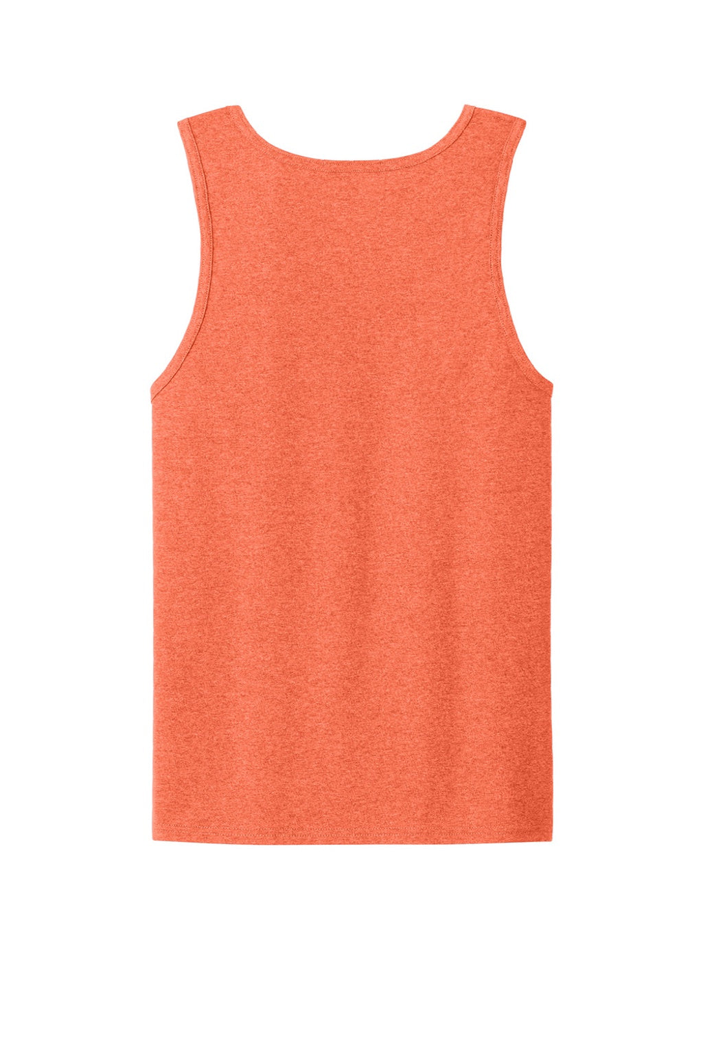 Jerzees 363TK Mens Classic Cotton Tank Top Heather Retro Coral Orange Flat Back