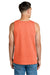 Jerzees 363TK Mens Classic Cotton Tank Top Heather Retro Coral Orange Model Back