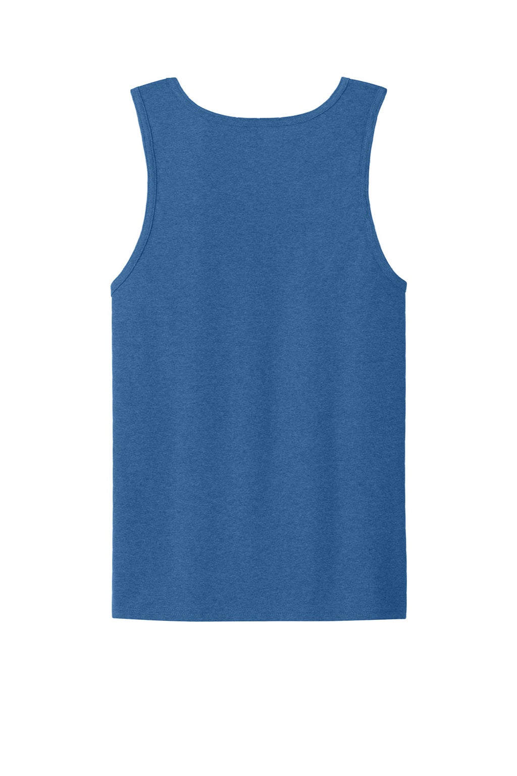 Jerzees 363TK Mens Classic Cotton Tank Top Retro Heather Royal Blue Flat Back