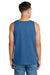 Jerzees 363TK Mens Classic Cotton Tank Top Retro Heather Royal Blue Model Back