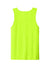 Jerzees 363TK Mens Classic Cotton Tank Top Safety Green Flat Back