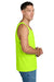 Jerzees 363TK Mens Classic Cotton Tank Top Safety Green Model Side