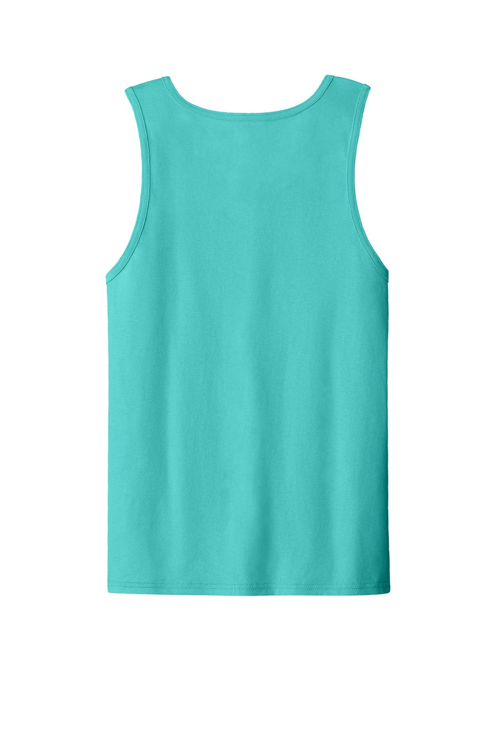Jerzees 363TK Mens Classic Cotton Tank Top Scuba Blue Flat Back