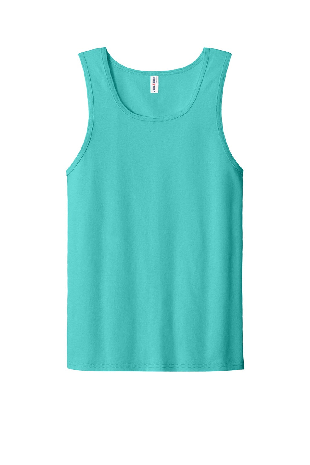 Jerzees 363TK Mens Classic Cotton Tank Top Scuba Blue Flat Front