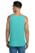 Jerzees 363TK Mens Classic Cotton Tank Top Scuba Blue Model Back