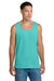 Jerzees 363TK Mens Classic Cotton Tank Top Scuba Blue Model Front