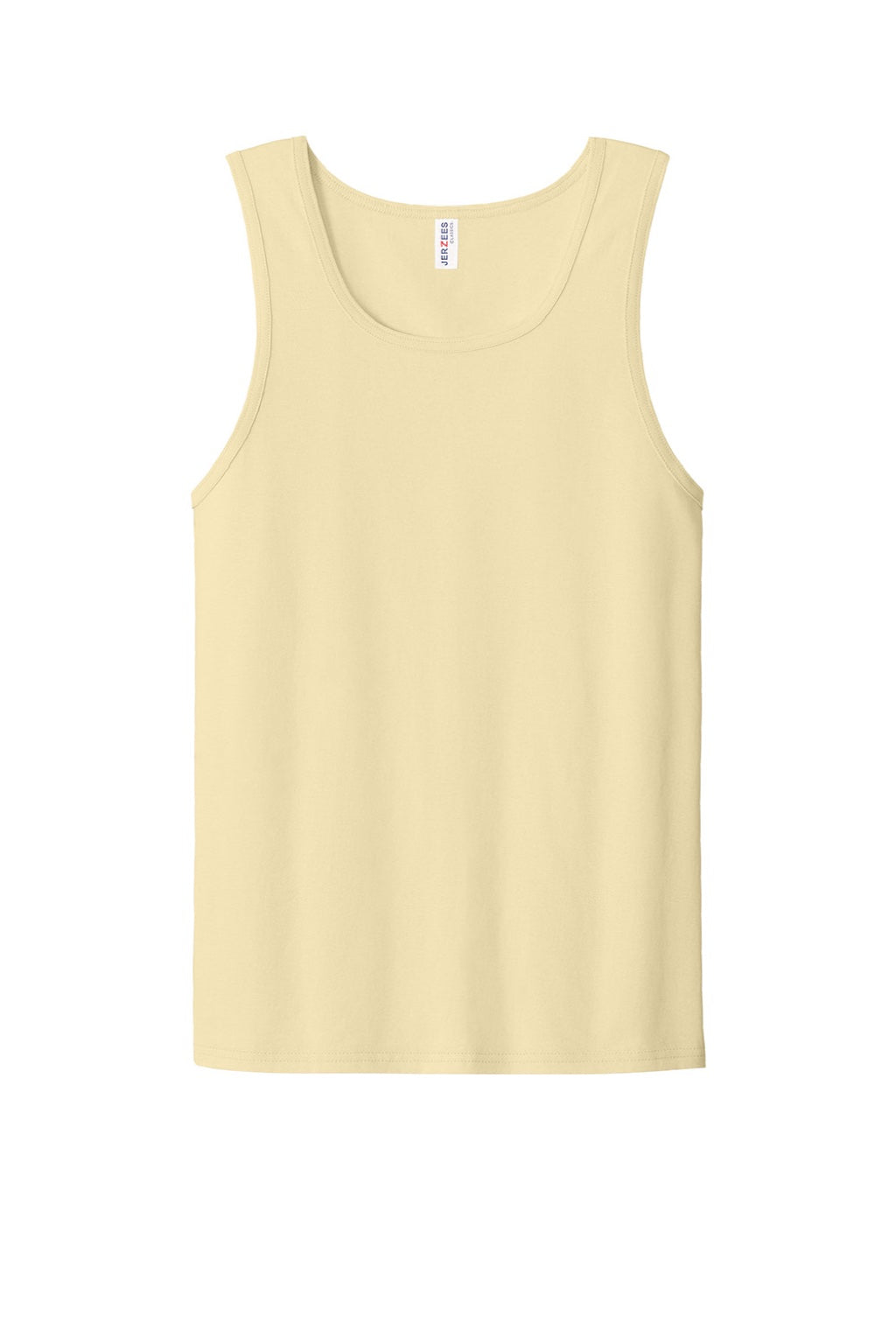 Jerzees 363TK Mens Classic Cotton Tank Top Surf Yellow Flat Front