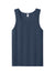 Jerzees 363TK Mens Classic Cotton Tank Top Heather Vintage Navy Blue Flat Front