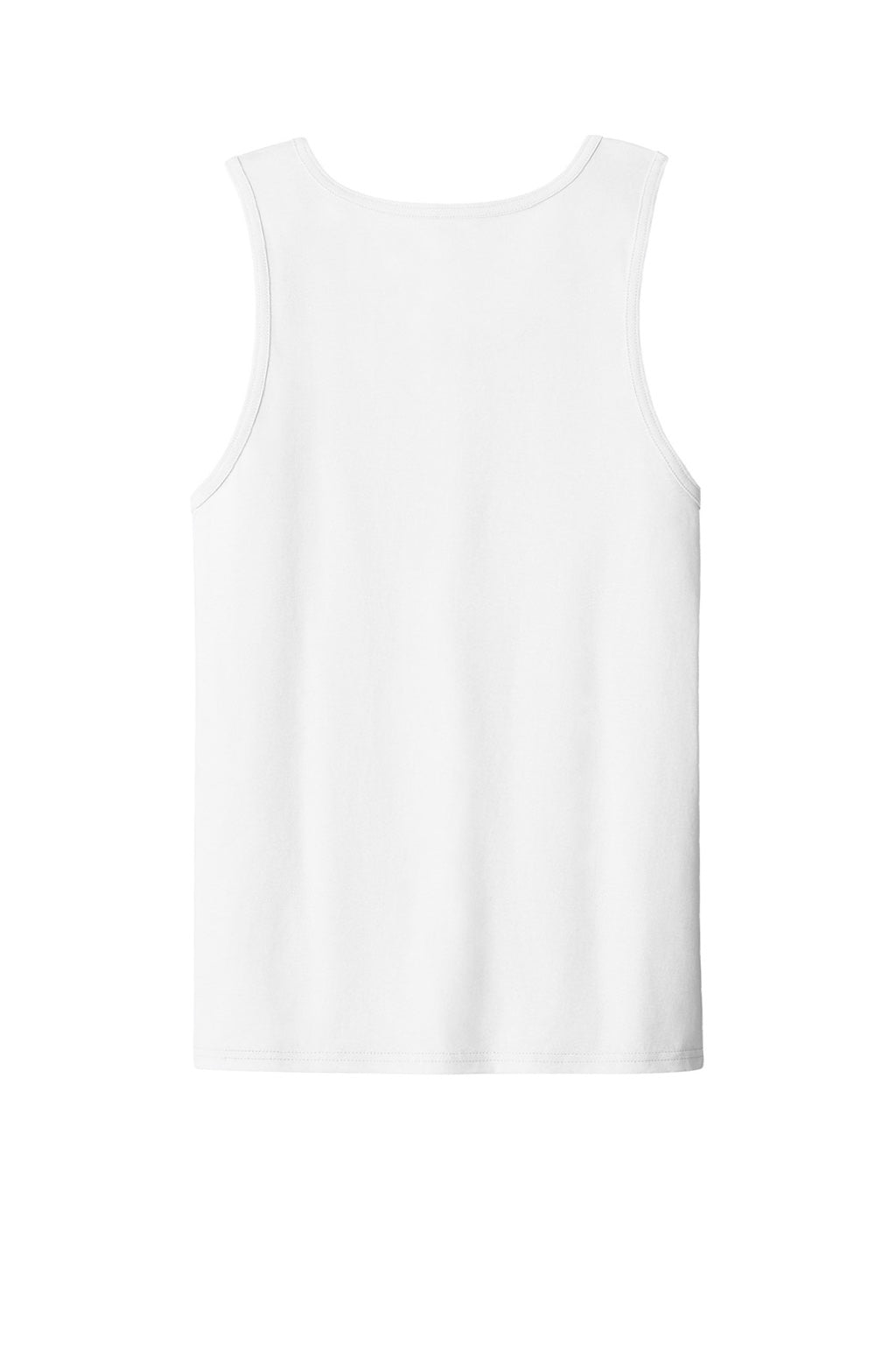 Jerzees 363TK Mens Classic Cotton Tank Top White Flat Back