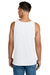 Jerzees 363TK Mens Classic Cotton Tank Top White Model Back