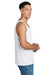 Jerzees 363TK Mens Classic Cotton Tank Top White Model Side