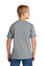 Jerzees 363Y Youth Classics Short Sleeve Crewneck T-Shirt Heather Grey Model Back