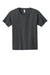 Jerzees 363Y Youth Classics Short Sleeve Crewneck T-Shirt Heather Black Flat Front