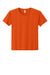 Jerzees 363Y Youth Classics Short Sleeve Crewneck T-Shirt Burnt Orange Flat Front