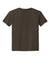 Jerzees 363Y Youth Classics Short Sleeve Crewneck T-Shirt Chocolate Brown Flat Back