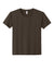Jerzees 363Y Youth Classics Short Sleeve Crewneck T-Shirt Chocolate Brown Flat Front