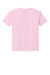 Jerzees 363Y Youth Classics Short Sleeve Crewneck T-Shirt Classic Pink Flat Back