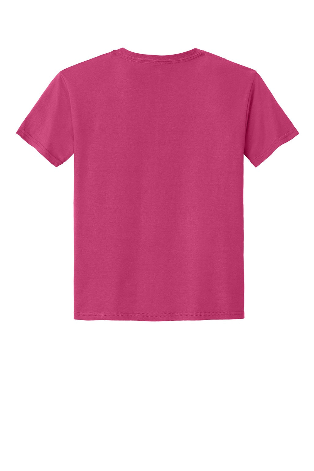 Jerzees 363Y Youth Classics Short Sleeve Crewneck T-Shirt Cyber Pink Flat Back