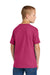 Jerzees 363Y Youth Classics Short Sleeve Crewneck T-Shirt Cyber Pink Model Back
