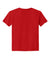 Jerzees 363Y Youth Classics Short Sleeve Crewneck T-Shirt Fiery Red Flat Back
