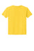 Jerzees 363Y Youth Classics Short Sleeve Crewneck T-Shirt Island Yellow Flat Back