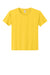 Jerzees 363Y Youth Classics Short Sleeve Crewneck T-Shirt Island Yellow Flat Front