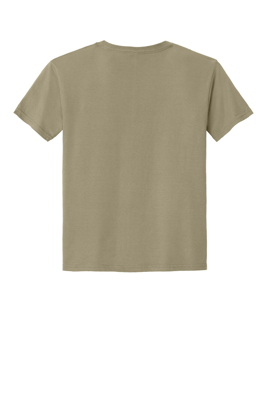 Jerzees 363Y Youth Classics Short Sleeve Crewneck T-Shirt Khaki Brown Flat Back