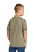 Jerzees 363Y Youth Classics Short Sleeve Crewneck T-Shirt Khaki Brown Model Back