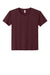 Jerzees 363Y Youth Classics Short Sleeve Crewneck T-Shirt Maroon Flat Front