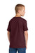 Jerzees 363Y Youth Classics Short Sleeve Crewneck T-Shirt Maroon Model Back