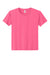 Jerzees 363Y Youth Classics Short Sleeve Crewneck T-Shirt Neon Pink Flat Front