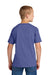 Jerzees 363Y Youth Classics Short Sleeve Crewneck T-Shirt Heather Retro Purple Model Back
