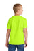 Jerzees 363Y Youth Classics Short Sleeve Crewneck T-Shirt Safety Green Model Back
