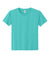 Jerzees 363Y Youth Classics Short Sleeve Crewneck T-Shirt Scuba Blue Flat Front