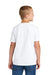 Jerzees 363Y Youth Classics Short Sleeve Crewneck T-Shirt White Model Back