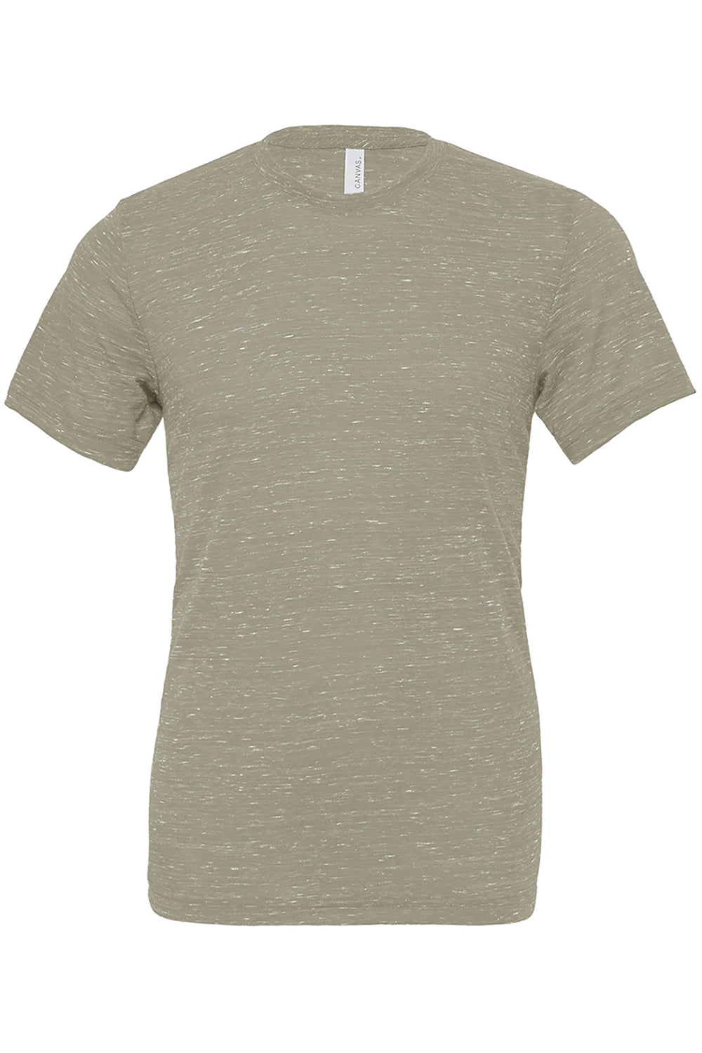 Bella + Canvas BC3650/3650 Mens Short Sleeve Crewneck T-Shirt Stone Marble Flat Front