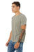 Bella + Canvas BC3650/3650 Mens Short Sleeve Crewneck T-Shirt Stone Marble Model 3Q