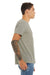 Bella + Canvas BC3650/3650 Mens Short Sleeve Crewneck T-Shirt Stone Marble Model Side
