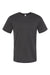 Alternative 6005 Mens Organic Short Sleeve Crewneck T-Shirt Earth Coal Grey Flat Front