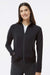 Boxercraft S89 Womens Full Zip Practice Jacket Black Model Front