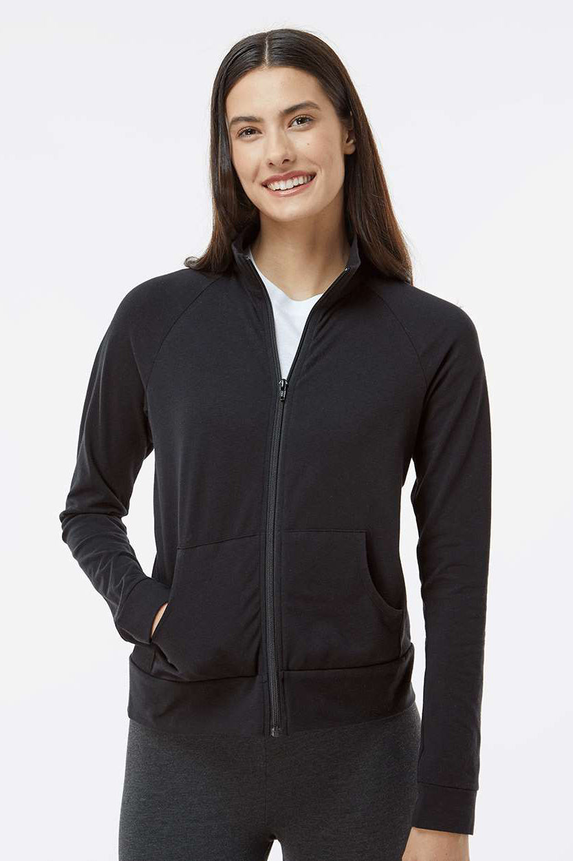 Boxercraft S89 Womens Full Zip Practice Jacket Black Model Front