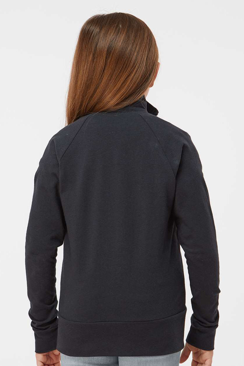 Boxercraft S89Y Youth Full Zip Practice Jacket Black Model Back